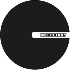 Reloop LIPMAT-RELOOP Slipmat for DJ Turntablism, Black with Logo