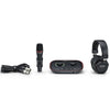 Focusrite Vocaster One Studio Solo Podcast Interface DM1 Mic & HP60v Headphones