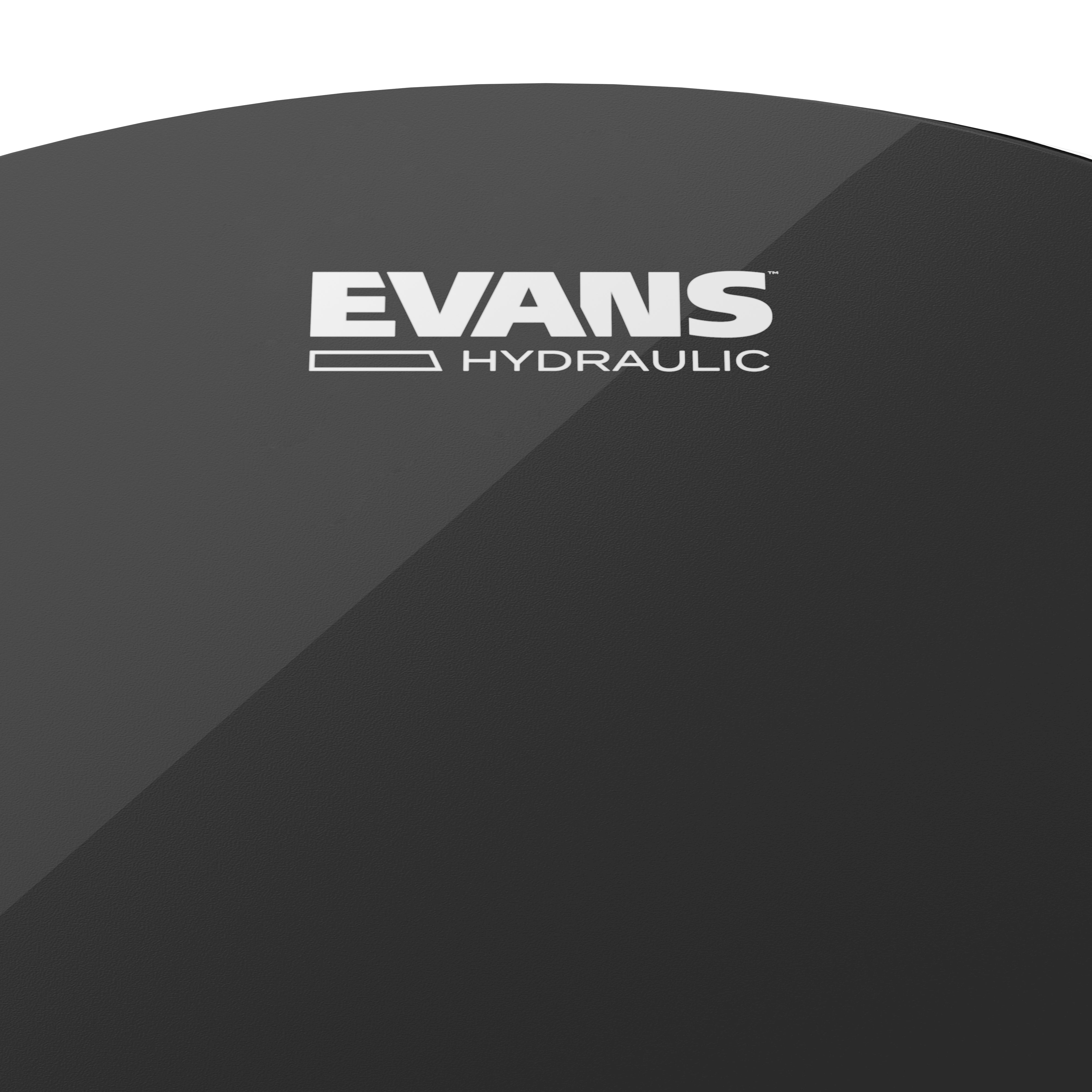 Evans Hydraulic Black Bass Drum Head, 22 Inch