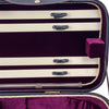 D'Luca Deluxe Oblong Heavy-Duty Viola Case With Hydrometer Fits 15” to 16.5”, Black-Red
