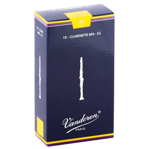 Vandoren Eb Clarinet Traditional Reeds Strength 1.5, Box of 10