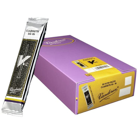 Vandoren Bb Clarinet V.12 Reeds Strength 3.5, Box of 50