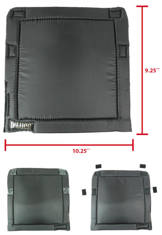 D'Luca Button Accordion Back Pad Junior, 9.25 inches Height x 10.25 inches Length