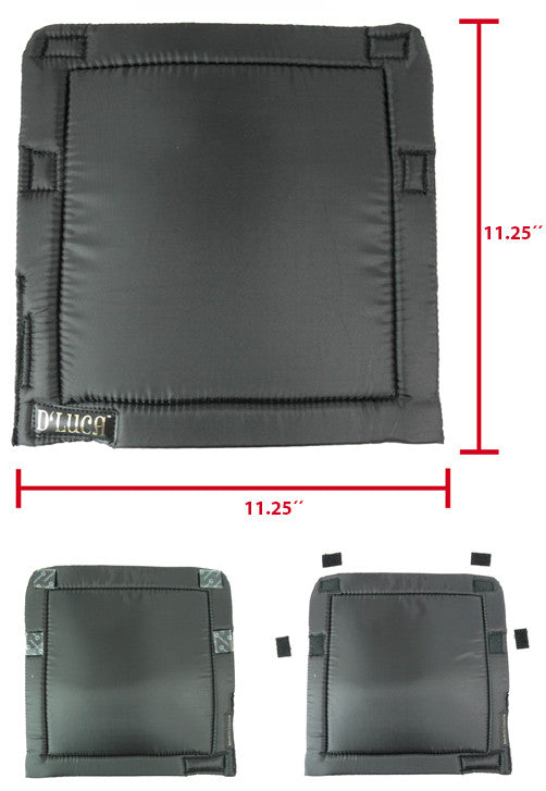 D'Luca Button Accordion Back Pad Medium, 11.25 inches Height x 11.25 inches Length