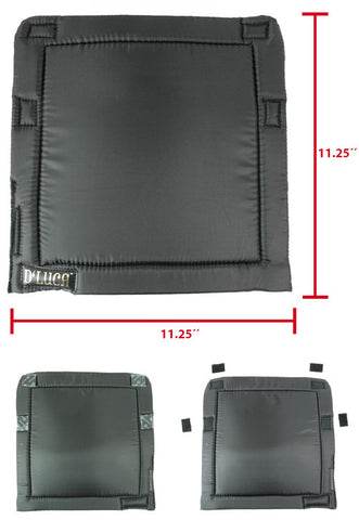 D'Luca Button Accordion Back Pad Medium, 11.25 inches Height x 11.25 inches Length