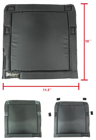 D'Luca Button Accordion Back Pad Small, 10 inches Height x 11.5 inches Length