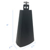 D’Luca 9 inch Metal Steel Cowbell Percussion for Drum Set or Timbales