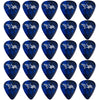 D'Luca Celluloid Standard Guitar Picks Blue Pearl 0.70mm Medium 25 Pack