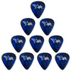 D'Luca Celluloid Standard Guitar Picks Blue Pearl 1.0mm Heavy 10 Pack