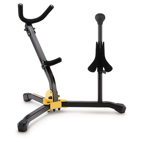 Hercules 1 Alto/Tenor Saxohpone and 1 Soprano Saxohpone Stand with Bag