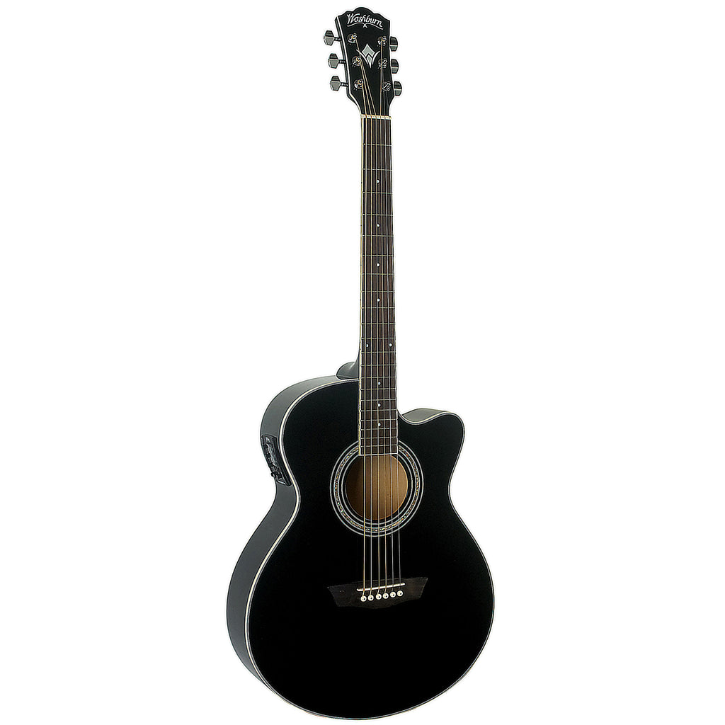 Washburn Festival EA12B Mini Jumbo Acoustic Electric Guitar
