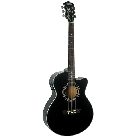 Washburn Festival EA12B Mini Jumbo Acoustic Electric Guitar