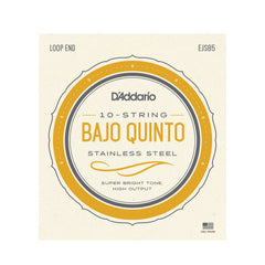 D'Addario EJS85 Bajo Quinto Stainless Steel Strings