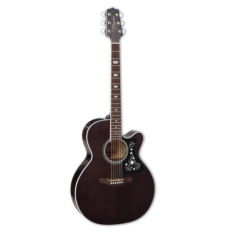 Takamine GN75CE TBK NEX Cutaway Acoustic Electric Guitar, Transparent Black