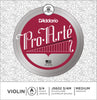 D'Addario Pro-Arte Violin Single A String, 3/4 Scale, Medium Tension