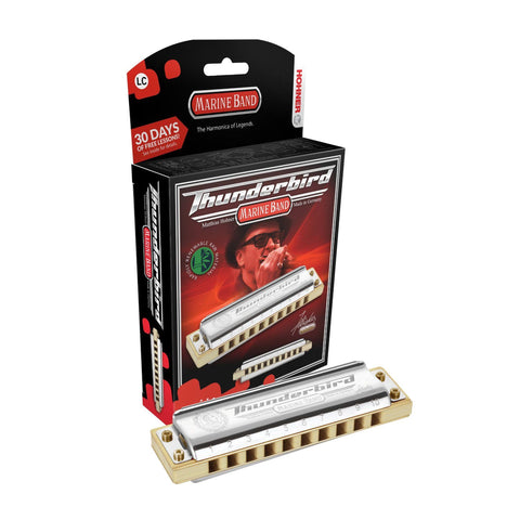 Hohner Marine Band Diatonic Harmonica Thunderbird Key Low C