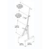 D'Luca Adjustable Floor Viola / Violin Stand