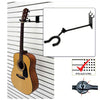 D'Luca 7" Standard Guitar Hanger Adjustable Fits Slatwall And Peg Wall