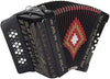 SofiaMari NSM-3412 34-Button 12 Bass Accordion GCF Black