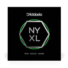 D'Addario NYNW024 NYXL Nickel Wound Electric Guitar Single String, .024