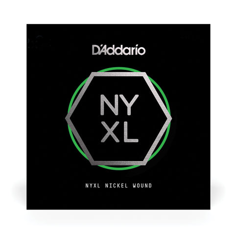 D'Addario NYNW025 NYXL Nickel Wound Electric Guitar Single String, .025