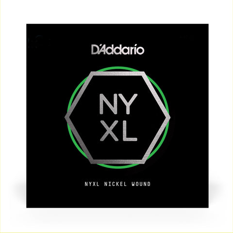 D'Addario NYXLB040, NYXL Nickel Wound Bass Guitar Single String Long Scale, .040