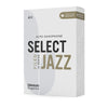 D'Addario Organic Select Jazz Filed Alto Sax Reeds, Strength 4 Hard, 10-pack