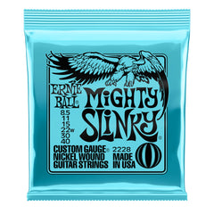 Ernie Ball Mighty Slinky Nickel Wound Electric Guitar Strings 8.5 - 40 Gauge