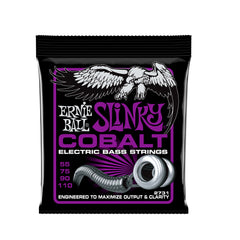 Ernie Ball Power Slinky Cobalt Electric Bass Strings - 55-110 Gauge
