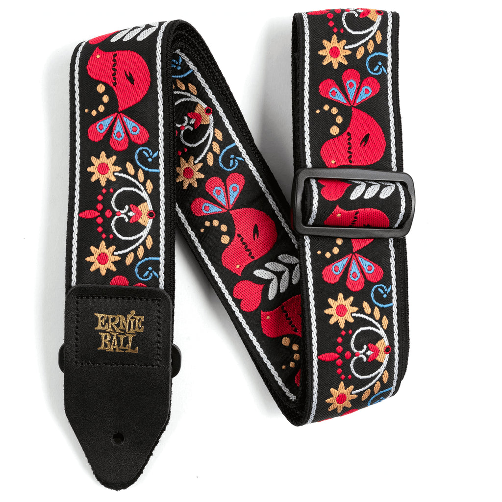Ernie Ball Redbird Rising Jacquard Strap