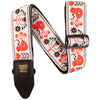 Ernie Ball Red Bird Winter Jacquard Strap