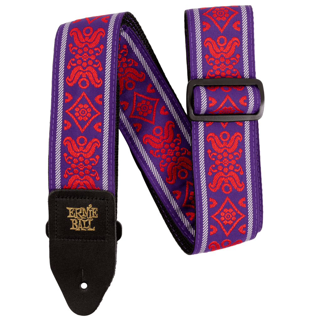 Ernie Ball Royal Flush Red Jacquard Strap
