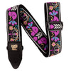 Ernie Ball Purple Bird Lupin Jacquard Strap