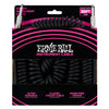 Ernie Ball 30' Coiled Straight / Straight Instrument Cable - Black