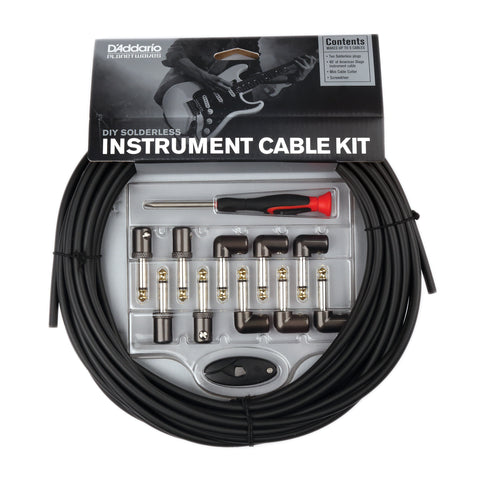 Planet Waves Solderless Custom Cable Kit, 50 feet, 10 plugs