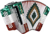 SofiaMari SM3112 Red-White-Green GCF 31 Button Accordion