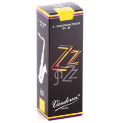 Vandoren Tenor Sax ZZ Reeds Strength 2.5, Box of 5