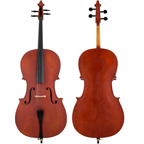 Scherl & Roth Arietta Student 1/2 Cello Outfit With Bag, Rosin And Bow