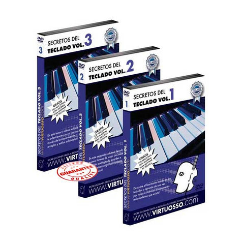 Virtuosso Curso Completo De Teclados Para Principiantes En 3 DVD
