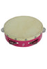 D'Luca Kids 7 Inch Pink Tambourine with Head
