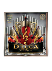 D'Luca Stainless Steel Core Flat Nickel Wound with Ball End Violin String Set 4/4