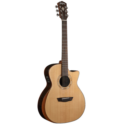 Washburn Comfort Series WCG20SCE Acoustic-Electric Guitar Natural