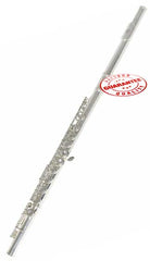 Hawk Silver Plated Closed Holed Student Flute with Case