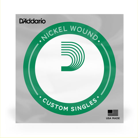 D'Addario XLB067 Nickel Wound Bass Guitar Single String, Long Scale, .067