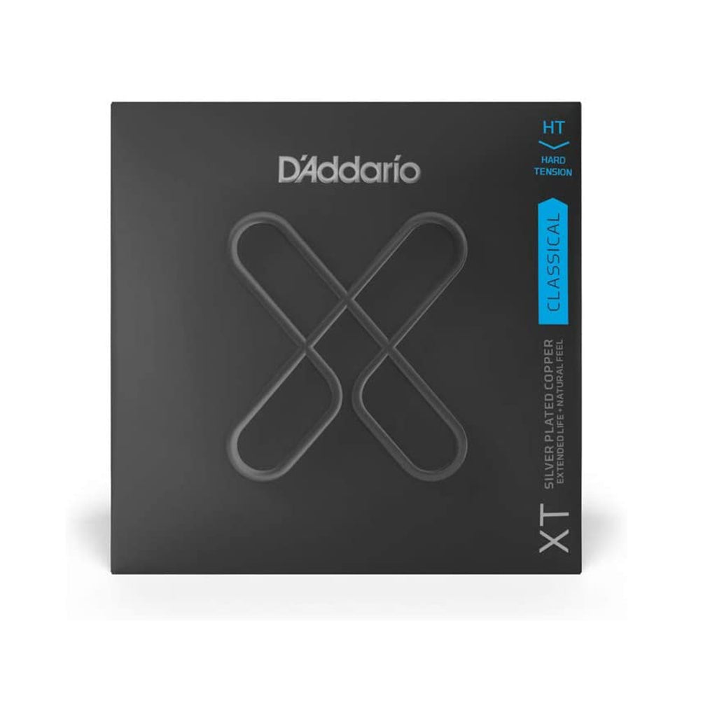 D'Addario XTC46 XT Classical Guitar Strings Silver Plated Copper, Hard Tension