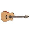 Takamine P3DC-12 String Dreadnought Acoustic Electric Guitar With Case, Natural