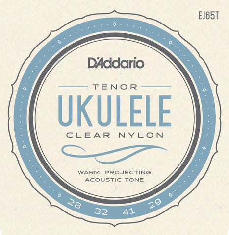 D'Addario EJ65T Pro-Arté Custom Extruded Nylon Ukulele Strings, Tenor