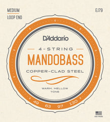 D'Addario J79 Copper Mandobass Strings, 49-130