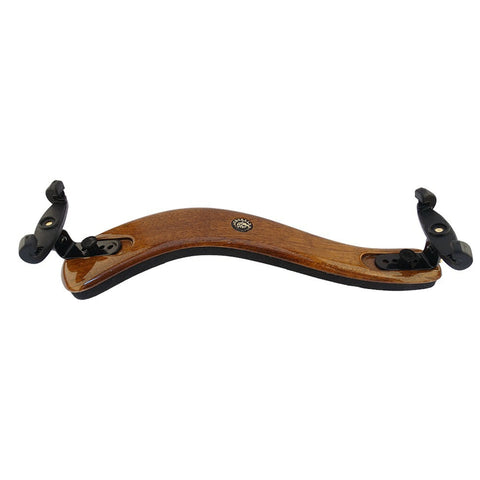 Viva La Musica Viola Shoulder Rest, Professional, Walnut/Black & Black Feet, XXL