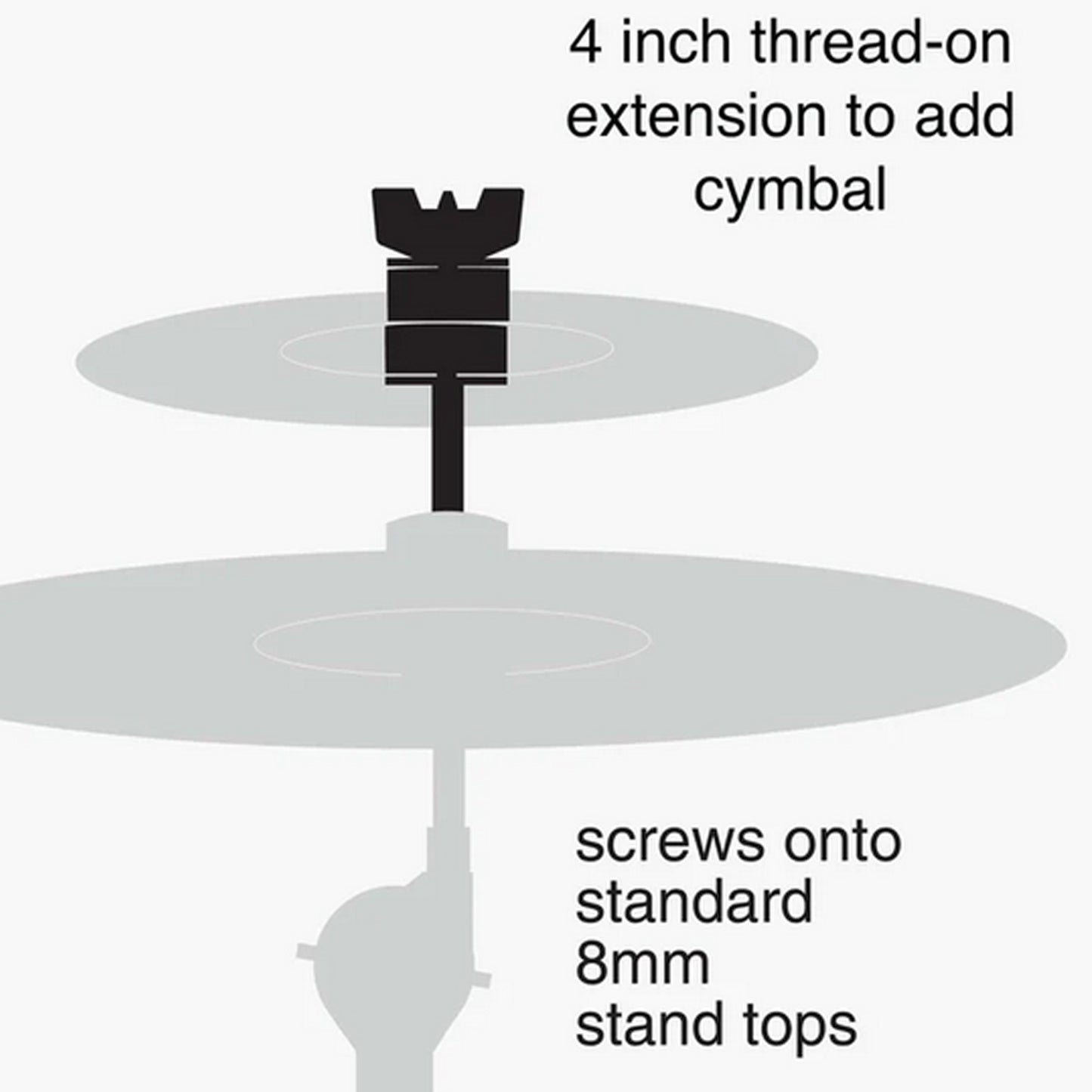 Gibraltar SC-MCSA4 4" Mini Cymbal Stacker